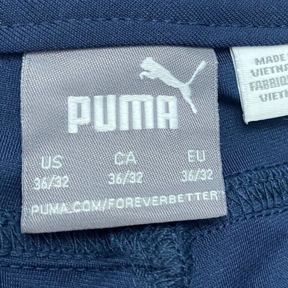 Puma 101 Fit Performance Navy Golf Pants, Men's Size 36 x 32 - Picture 8 of 11